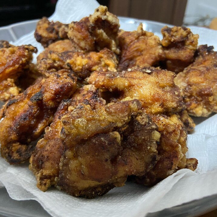 少量の油で！さくさく唐揚げ